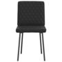 Voir la diapositive 3 : VIDAXL Chaises a manger lot de 2 noir similicuir