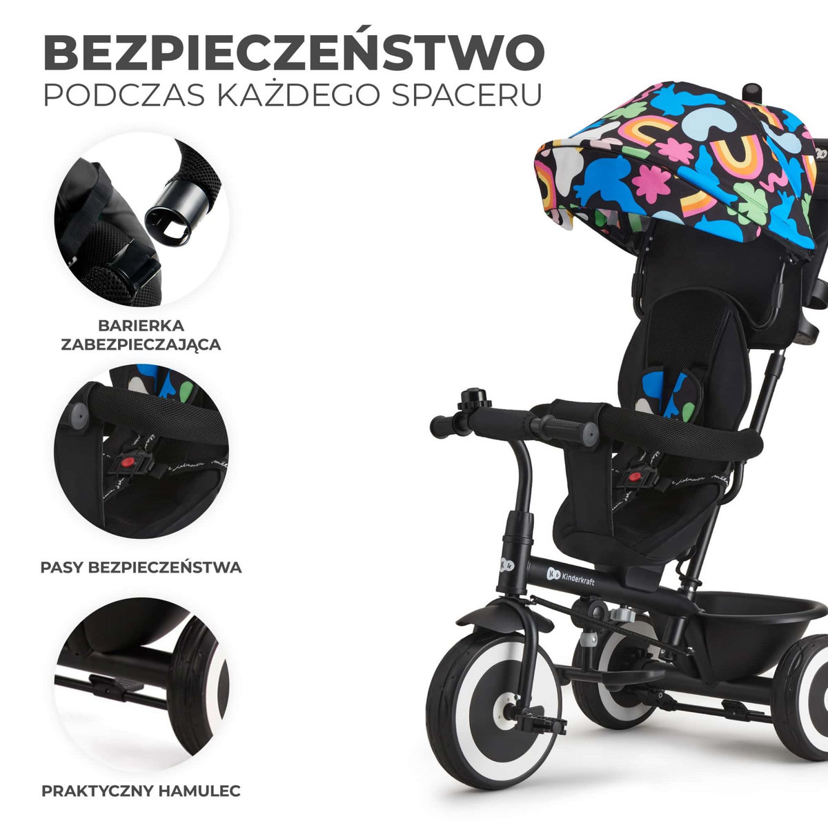 KINDERKRAFT Tricycle Aston bébé