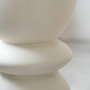 Voir la diapositive 6 : Rendez vous déco Table d'appoint ronde blanche en fibre d'argile effet béton D35 cm-Maupiti