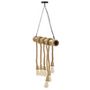 Voir la diapositive 3 : Paris Prix Lampe Suspension en Bambou  Rope  80cm Naturel