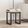 Voir la diapositive 3 : VIDAXL Dessus de table 40x40x2,5 cm carre bois de pin massif