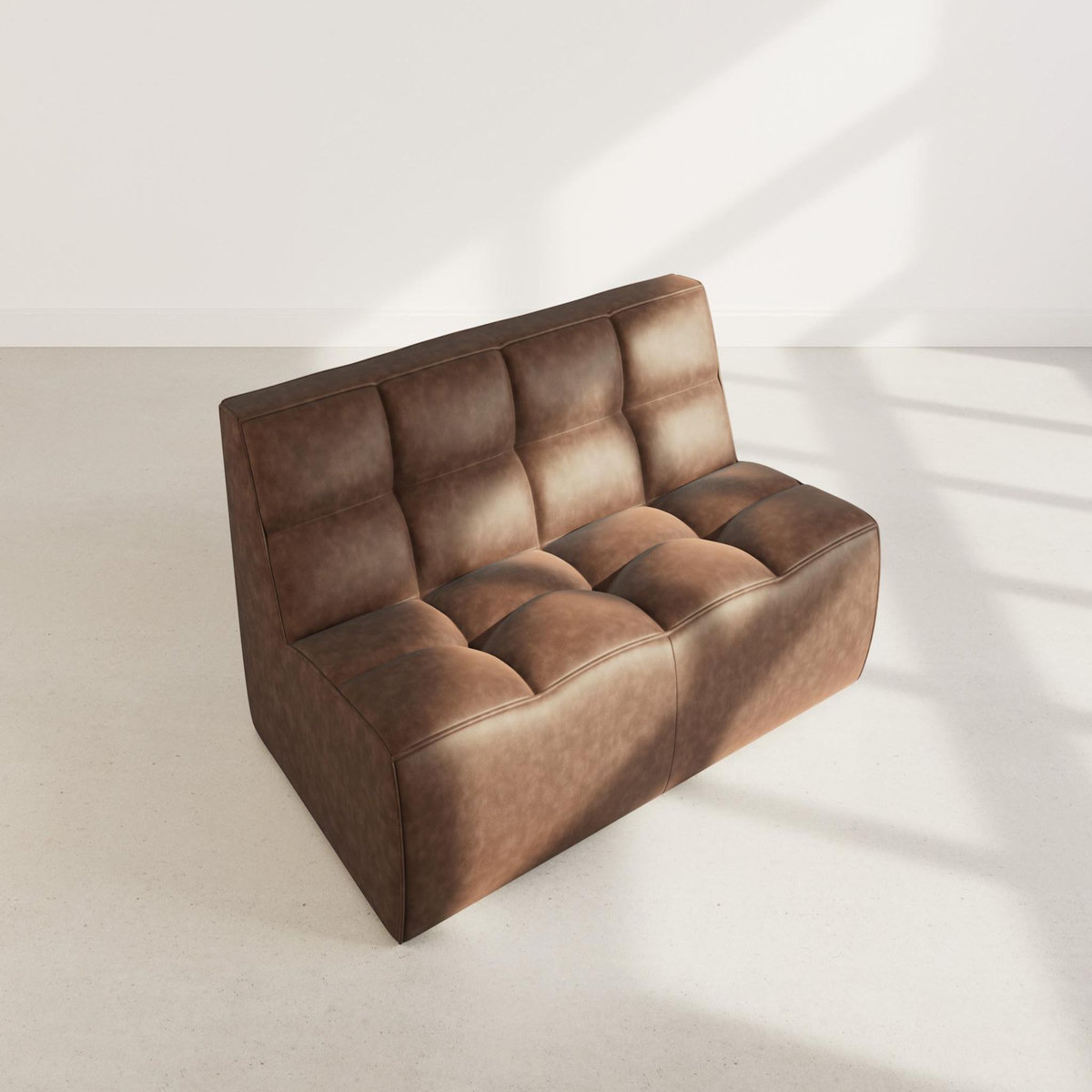 LISA DESIGN Alya - canapé 2 places en simili