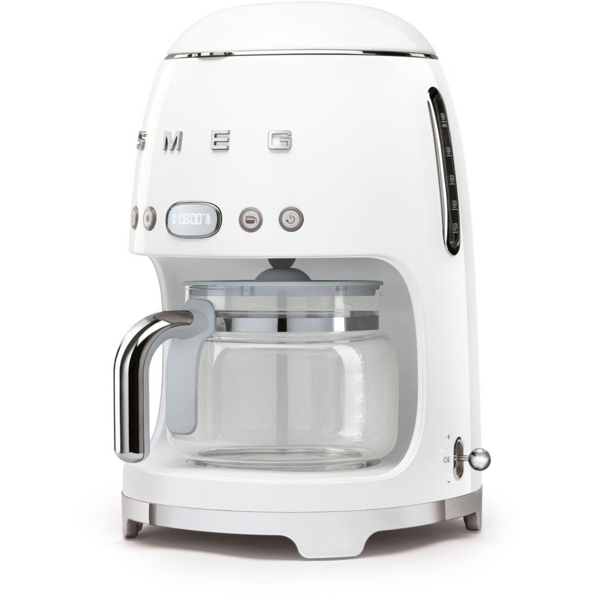 SMEG Cafetière programmable DCF02WHEU blanc