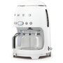 Voir la diapositive 2 : SMEG Cafetière programmable DCF02WHEU blanc