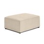 Voir la diapositive 3 : BEST MOBILIER Topaze - pouf - en tissu velours relief