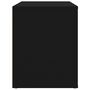 Voir la diapositive 6 : VIDAXL Table de chevet Noir 60x36x45 cm Bois d'ingenierie