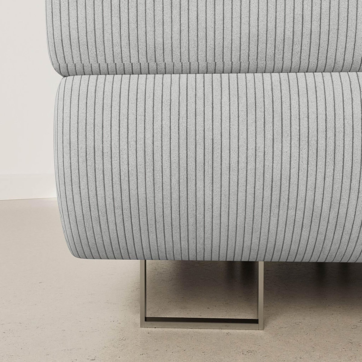 BEST MOBILIER Pablo - canapé d'angle gauche - 6 places - convertible avec coffre et têtières réglables - en velours côtelé