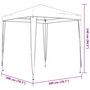 Voir la diapositive 6 : VIDAXL Tente de reception 2x2 m Blanc
