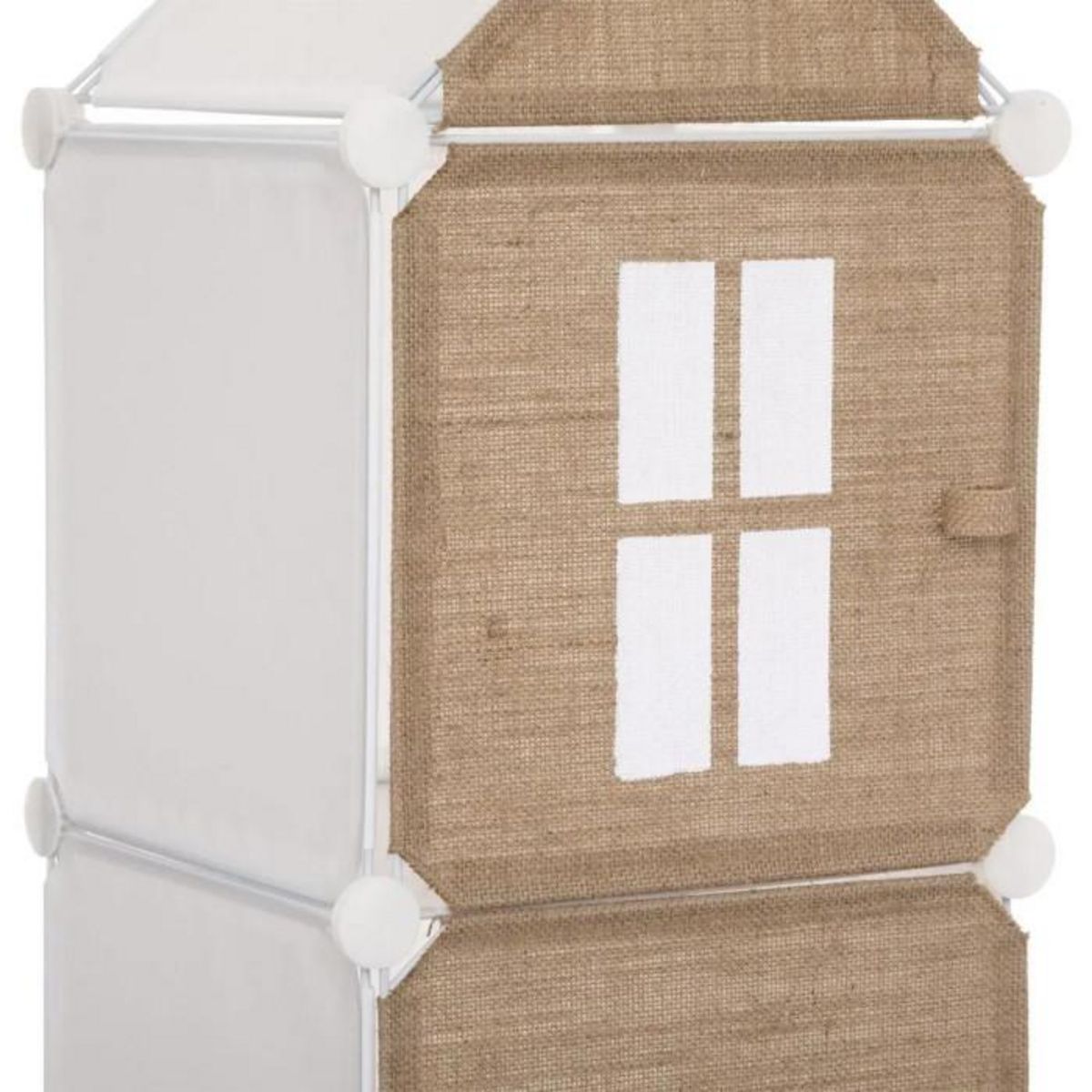 Atmosphera Kids Rangement Enfant  Colonne Jute  140cm Beige
