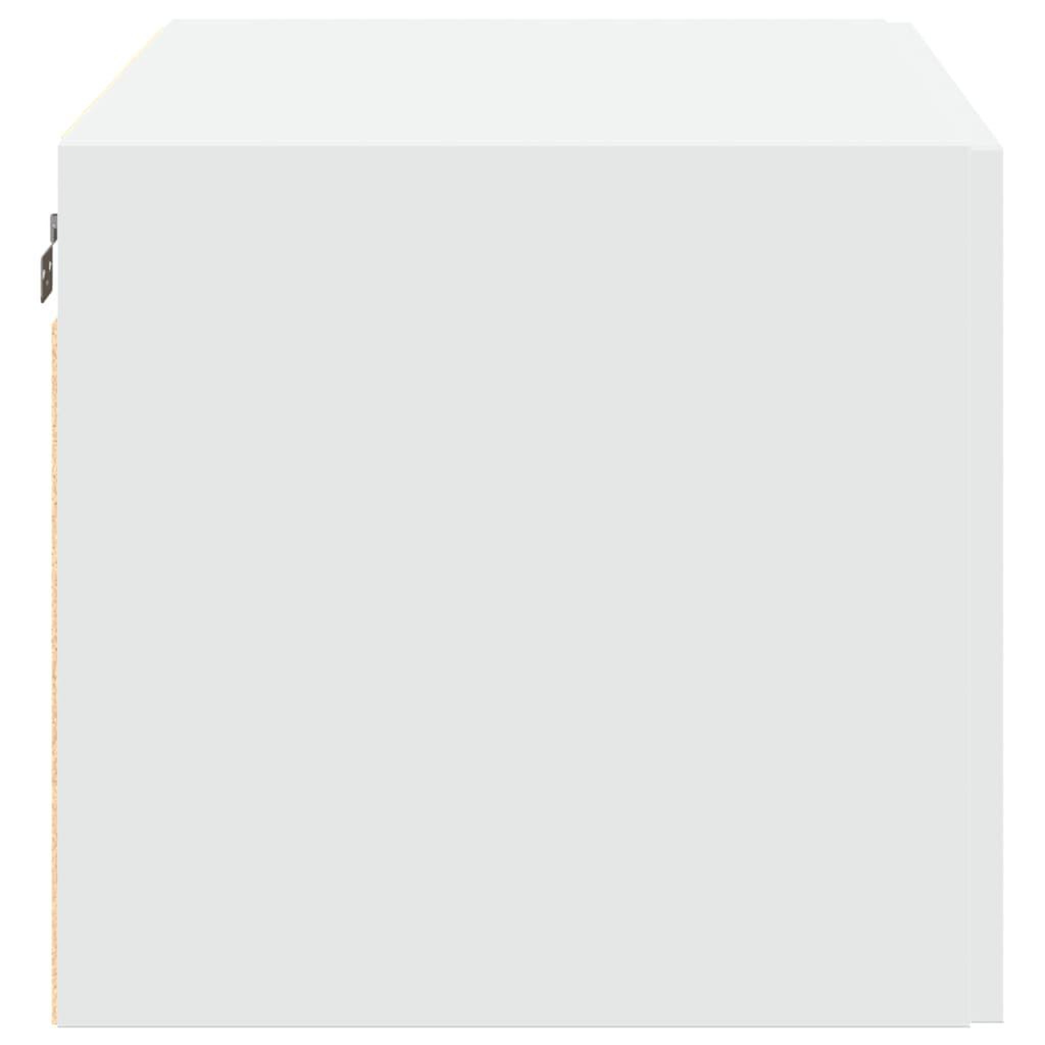Voir la diapositive 5 : VIDAXL Armoire murale blanc 80x42,5x40 cm bois d'ingenierie