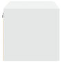 Voir la diapositive 5 : VIDAXL Armoire murale blanc 80x42,5x40 cm bois d'ingenierie