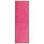 VIDAXL Paillasson lavable Rose 60x180 cm