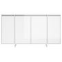 Voir la diapositive 5 : VIDAXL Buffet blanc brillant 135x41x75 cm bois d'ingenierie
