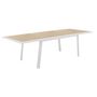 Voir la diapositive 3 : HESPERIDE Table de jardin extensible Pavane en aluminium