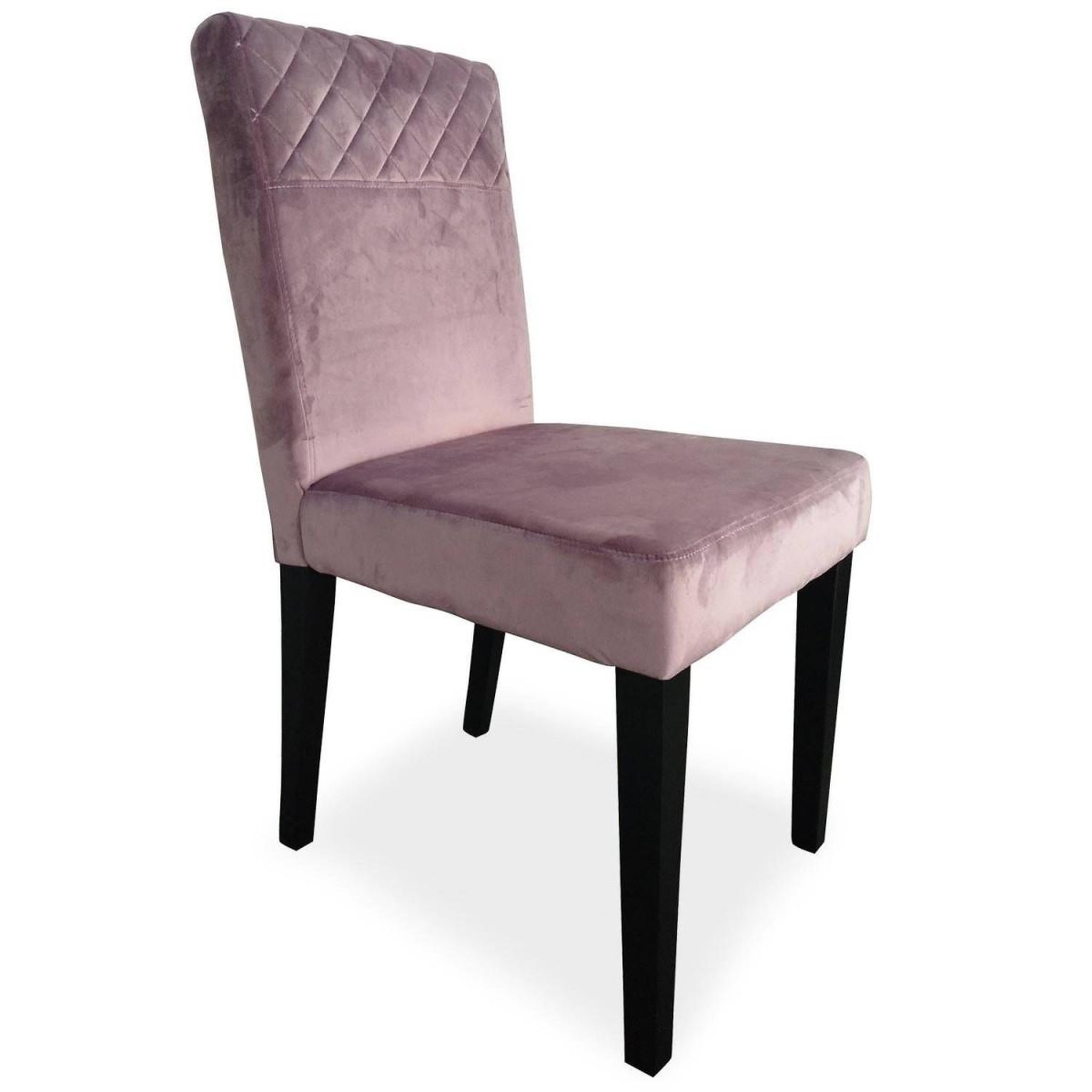 Voir la diapositive 4 : Paris Prix Lot de 4 Chaises Velours  Pipam  82cm Rose