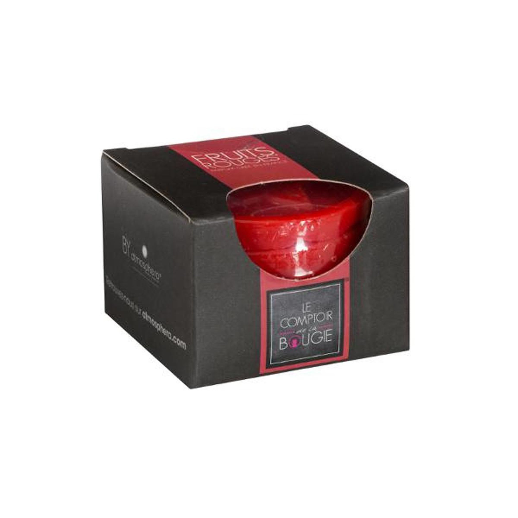 Voir la diapositive 2 : COMPTOIR DE LA BOUGIE Lot de 5 cires parfumées à brûler  etoile  45g fruits rouges