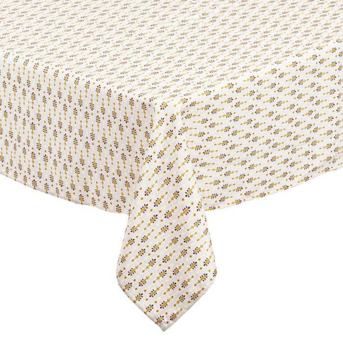ATMOSPHERA Nappe Antitache Imprimé  Peduru  140x240cm Beige