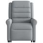Voir la diapositive 5 : VIDAXL Fauteuil de massage inclinable Gris clair Tissu