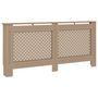 Voir la diapositive 2 : VIDAXL Cache-radiateur 172x19x81,5 cm MDF