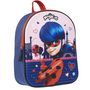 Voir la diapositive 2 : Sac maternelle 3D bleu et rouge MIRACULOUS
