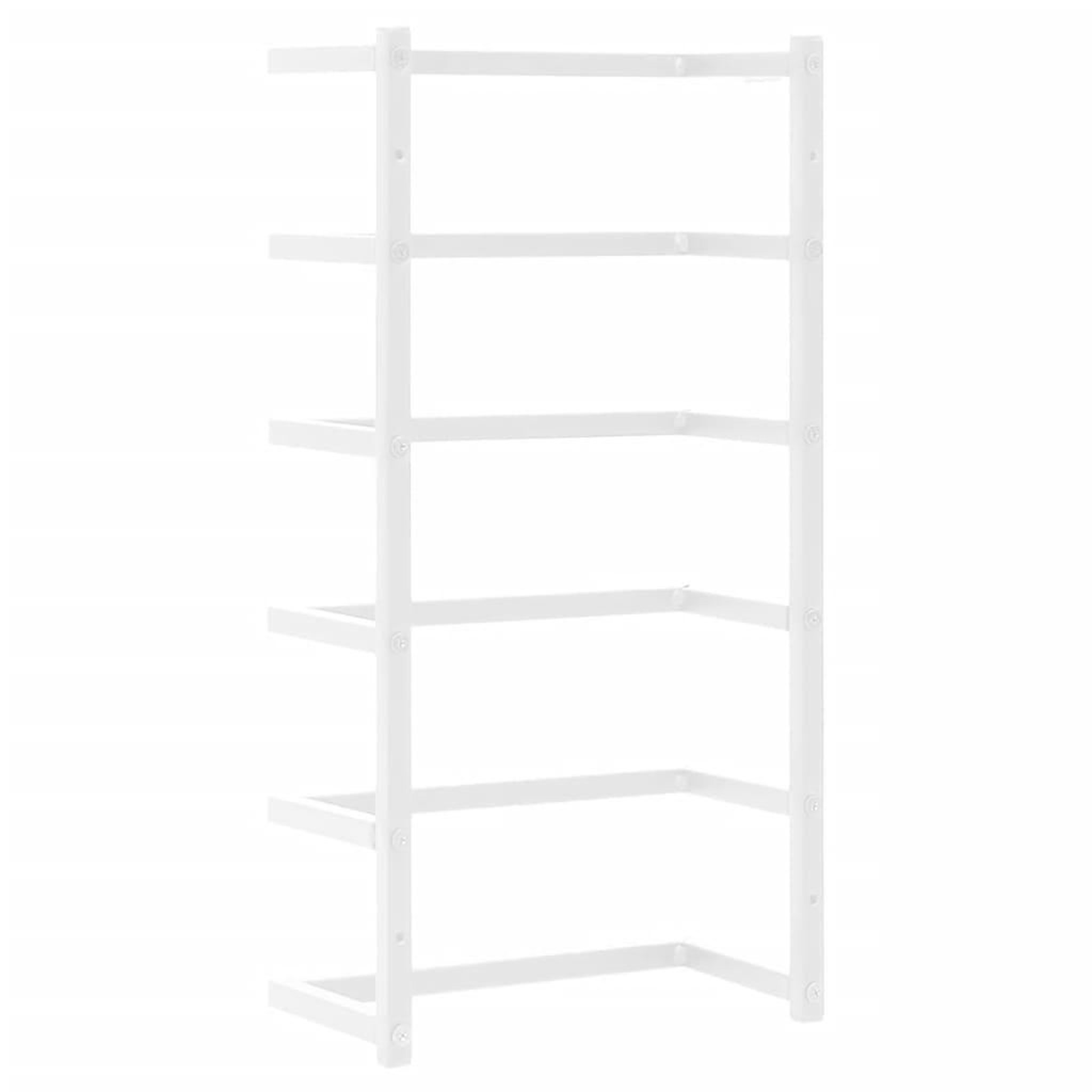 Voir la diapositive 5 : VIDAXL Porte-serviette Blanc 24x12x48 cm Acier