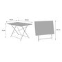Voir la diapositive 4 : SWEEEK Table de jardin bistrot pliable - Emilia rectangle - Table rectangle 110x70cm en acier thermolaqué