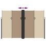 Voir la diapositive 5 : VIDAXL Auvent lateral retractable taupe 220x1200 cm