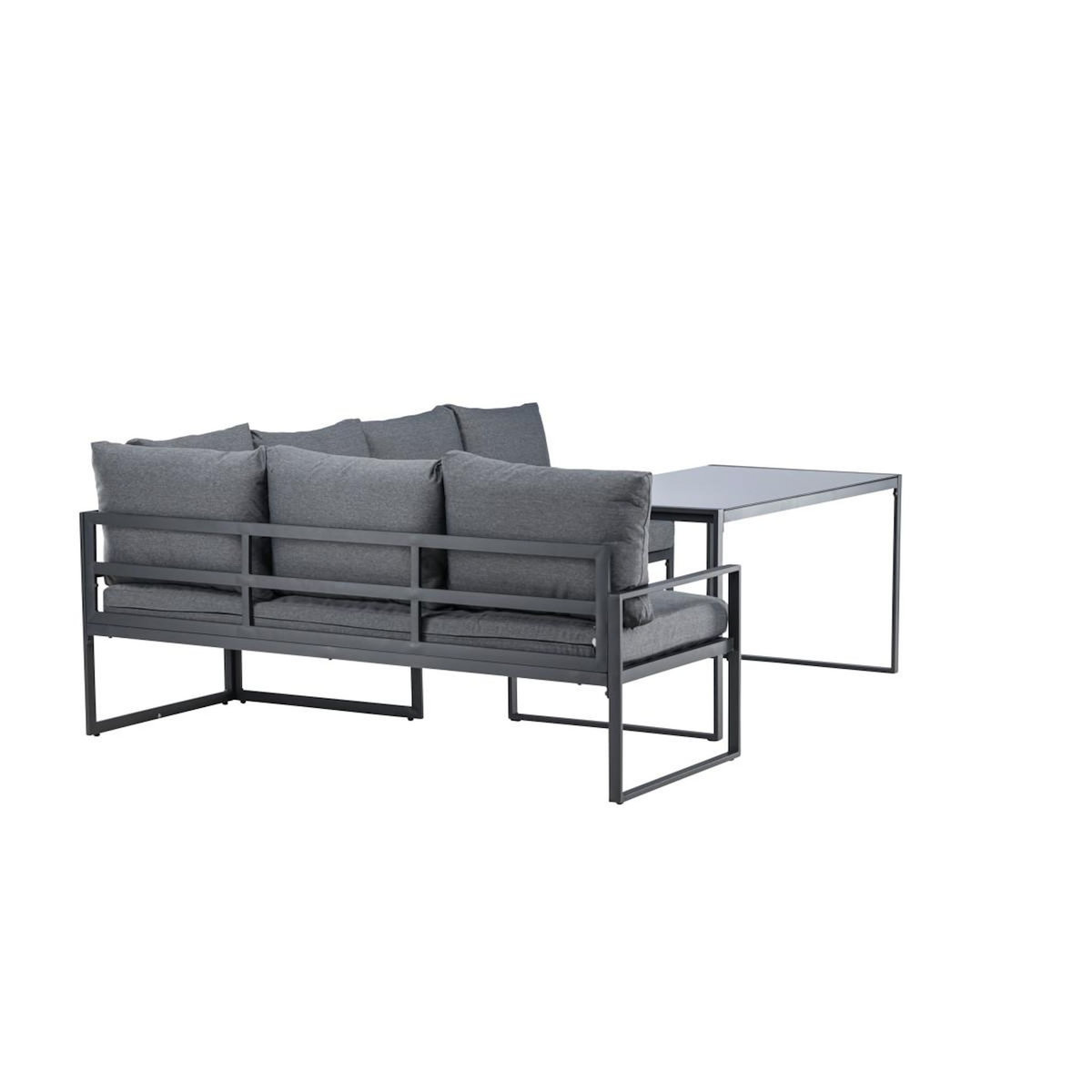 Paris Prix Salon d'Angle de Jardin  Zingaro  241cm Noir