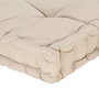 Voir la diapositive 5 : VIDAXL Coussin de plancher de palette Coton 120x80x10 cm Beige