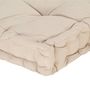 Voir la diapositive 5 : VIDAXL Coussin de plancher de palette Coton 120x80x10 cm Beige
