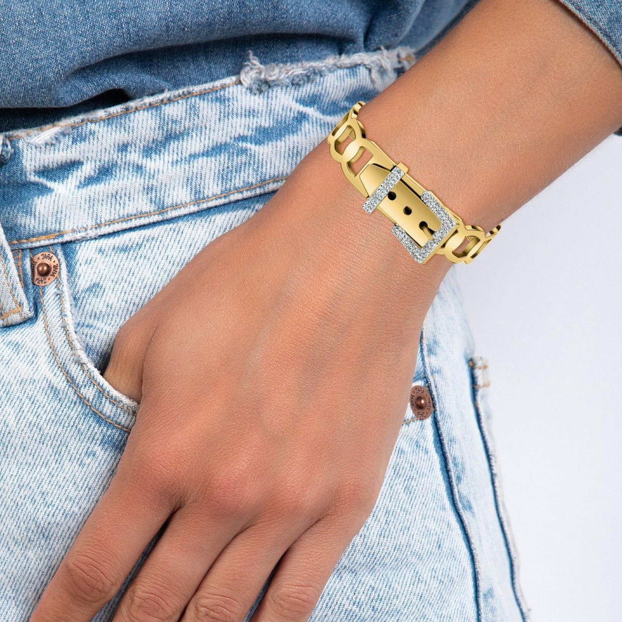 Voir la diapositive 2 : SC BOHEME Bracelet ceinture par SC Bohème orné de Cristaux scintillants