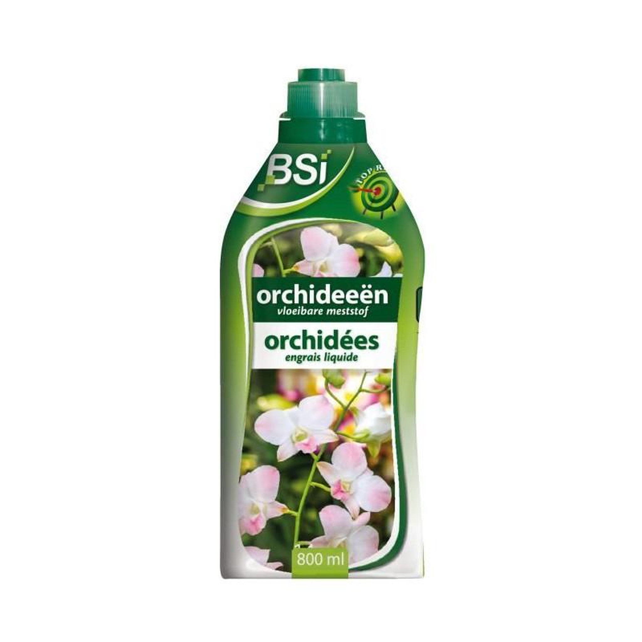 Bsi Engrais liquide pour Orchidées - BSI - Stimule la floraison - Avec Oligo-éléments et Chélates - 800 ml