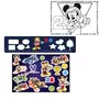 DISNEY Cahier de dessin Mickey livre de coloriage Stickers Regle Pochoir Disney