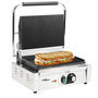 Voir la diapositive 1 : VIDAXL Grill rainuré pour panini 2200 W 43x30,5x20 cm