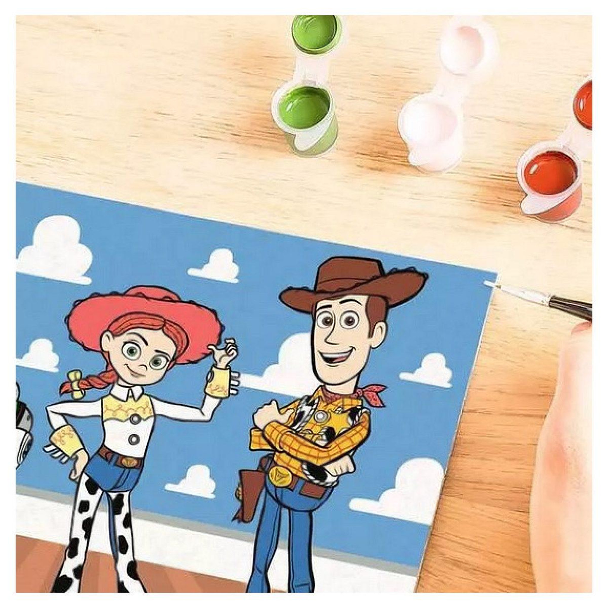 Voir la diapositive 3 : RAVENSBURGER Ravensburger – creart kids 18x24cm – numéro d'art – toy story – kit de peinture par numéros – des 9 ans – 12023347