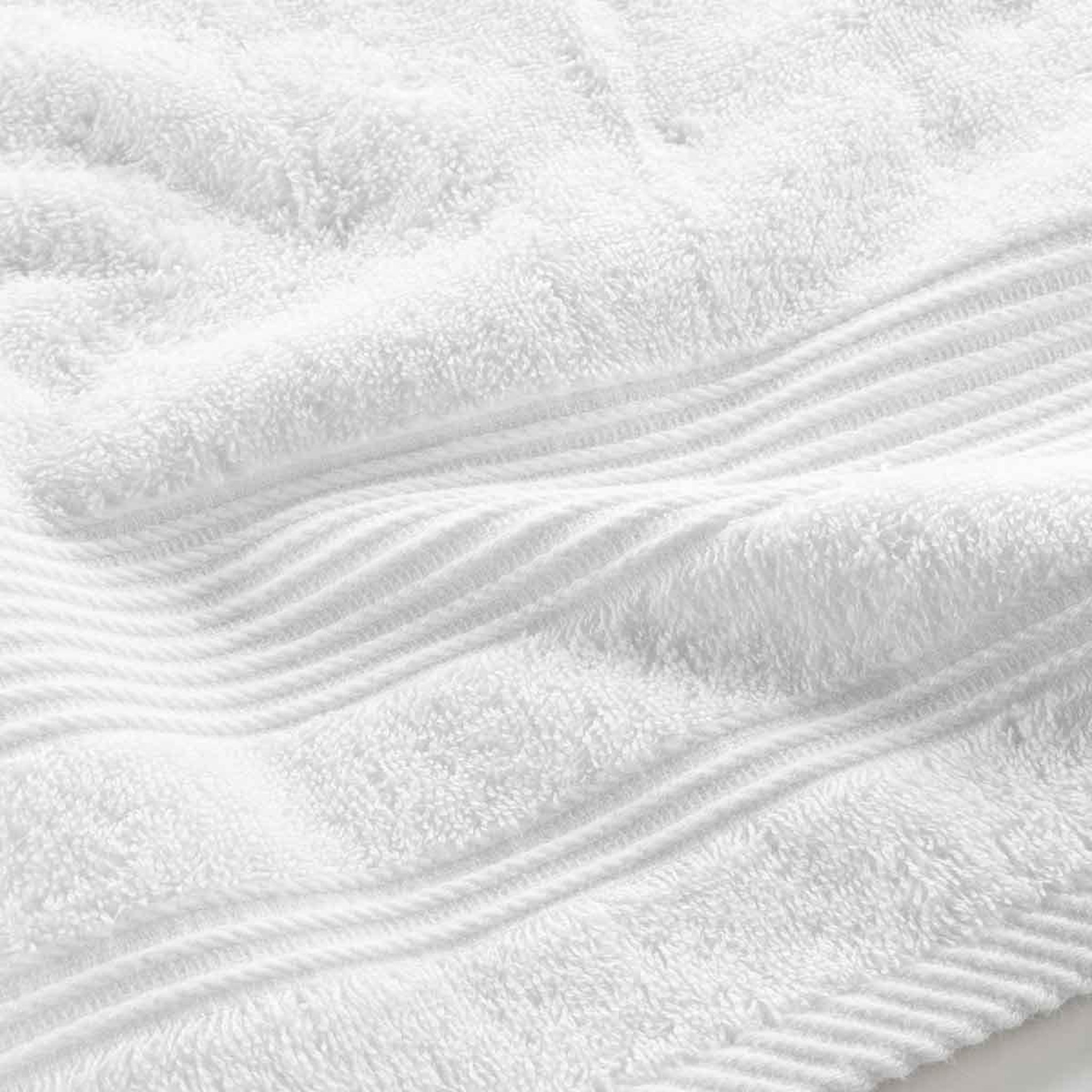 Voir la diapositive 2 : Douceur d'Intérieur Drap de Douche  Tendresse  70x130cm Blanc