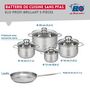 Voir la diapositive 2 : ELO Ensemble de 1 Poêle de cuisson 24 cm et 4 faitouts 12, 14, 16 et 20 cm Elo Profi Brillant