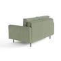 Voir la diapositive 4 : LISA DESIGN Charlie - canapé droit 2 places - en velours côtelé