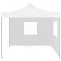 Voir la diapositive 2 : VIDAXL Tente de reception pliable avec 2 parois 3x3 m Acier Blanc