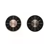 MARKET24 Horloge Murale DKD Home Decor Noir Cuivre Aluminium (30 x 4 x 30 cm) (2 pcs)