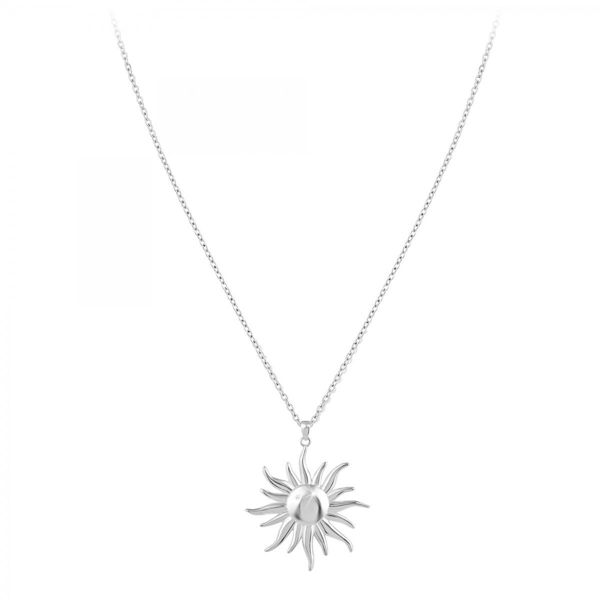 Voir la diapositive 3 : SC CRYSTAL Collier soleil par SC Crystal orné d'un véritable diamant blanc