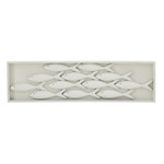 Paris Prix Déco Murale Poisson  Javier  81cm Blanc