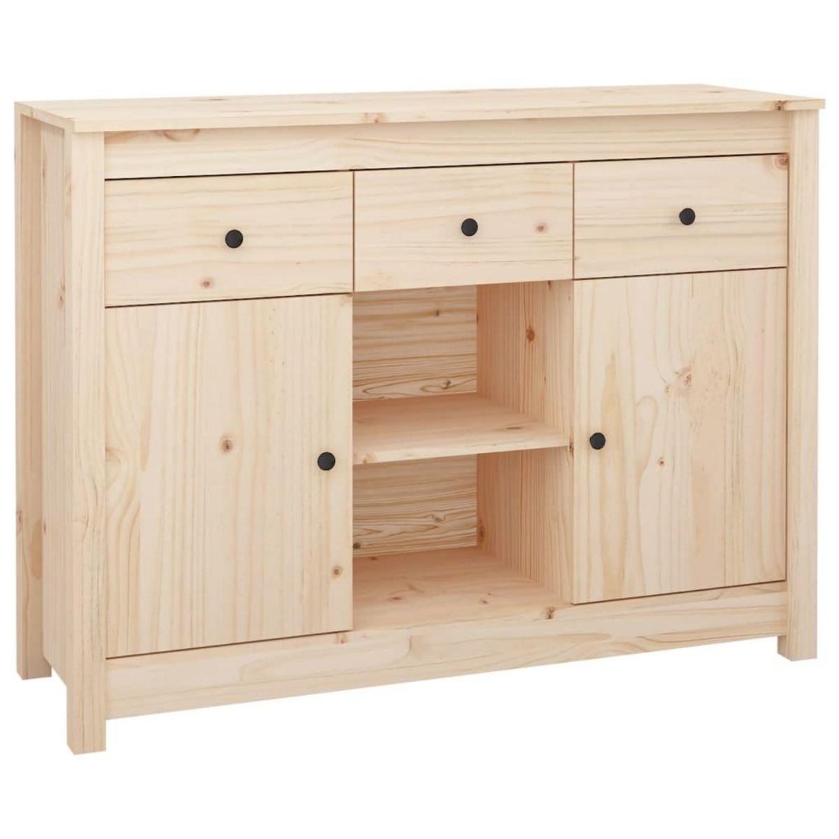 VIDAXL Buffet 100x35x74,5 cm Bois massif de pin
