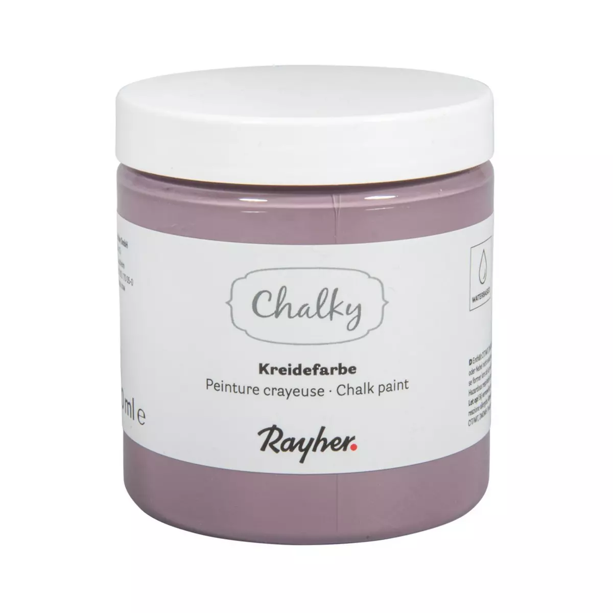 Rayher Peinture Craie Rouge mûre - Chalky Finish - 230 ml