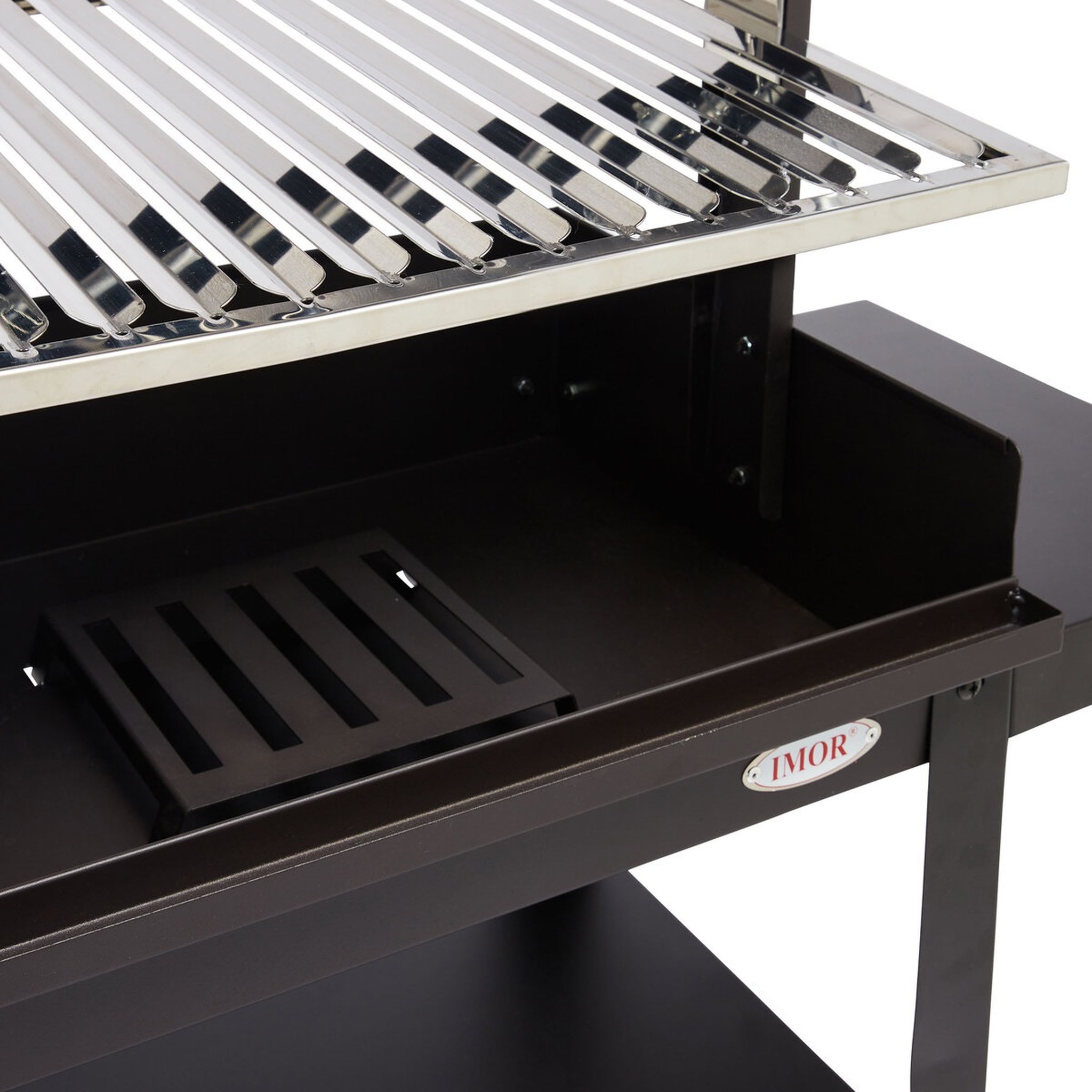 Voir la diapositive 6 : Imor Barbecue charbon de bois en acier ARGENTINO