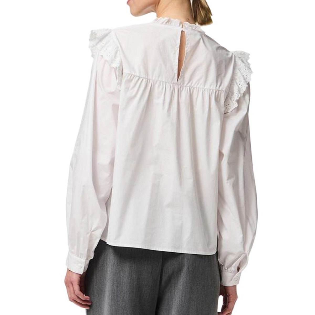 Pieces Blouse Blanche Femme Pieces Vela
