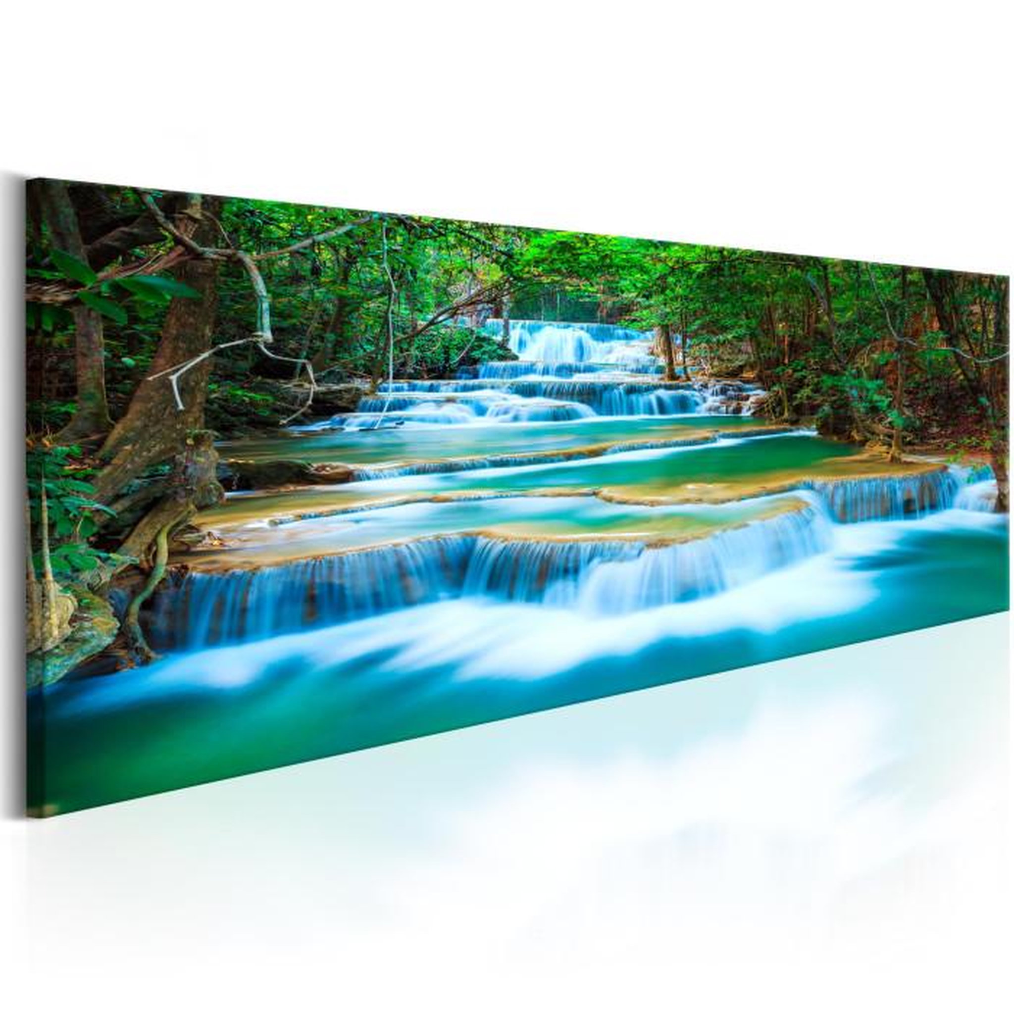 Paris Prix Tableau Imprimé  Sapphire Waterfalls. Coloris disponibles : Multicolore