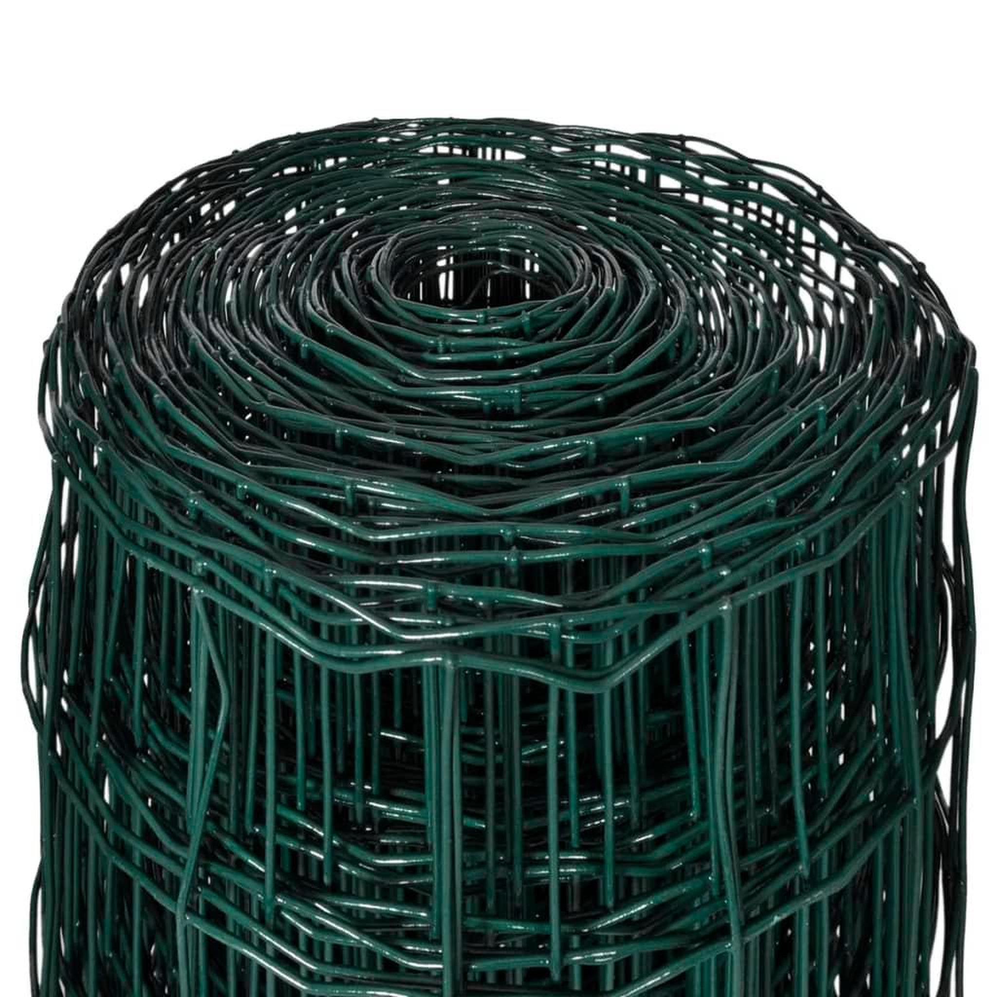 Voir la diapositive 4 : VIDAXL Cloture Euro Acier 10 x 1,7 m Vert