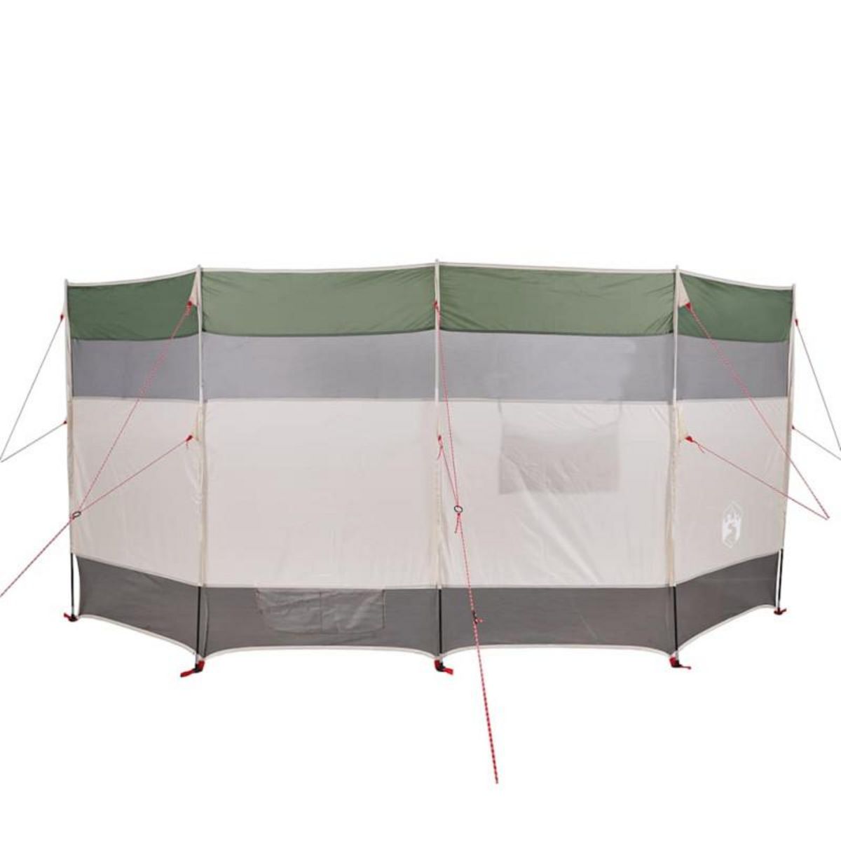 VIDAXL Brise vent de camping vert 366x152x152 cm imperméable