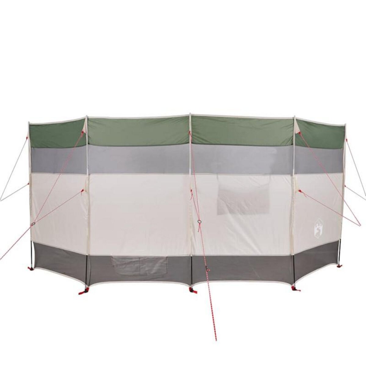 VIDAXL Brise vent de camping vert 366x152x152 cm imperméable